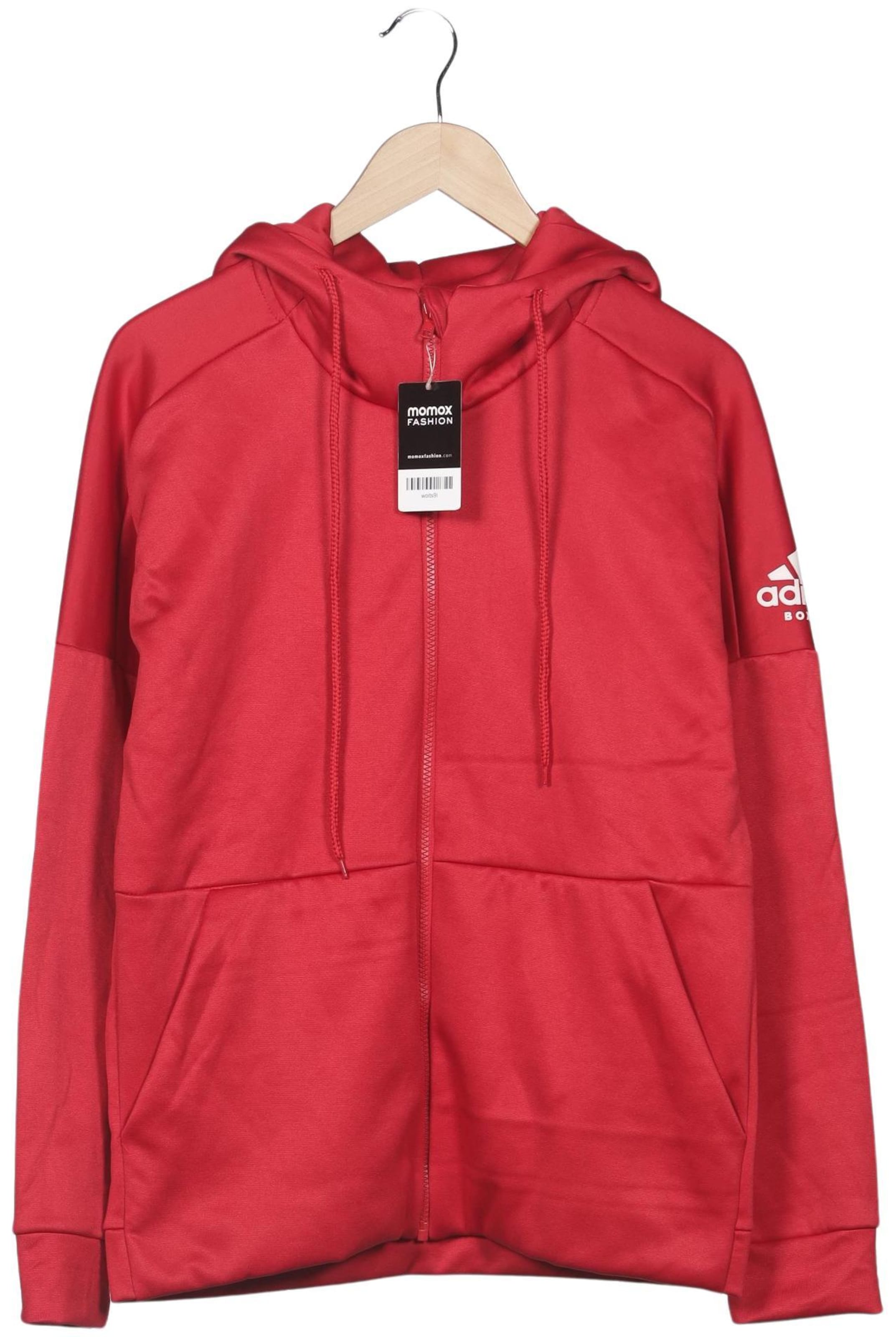 ADIDAS PERFORMANCE Sweatshirt & Zip-Up Hoodie in L in Red: front