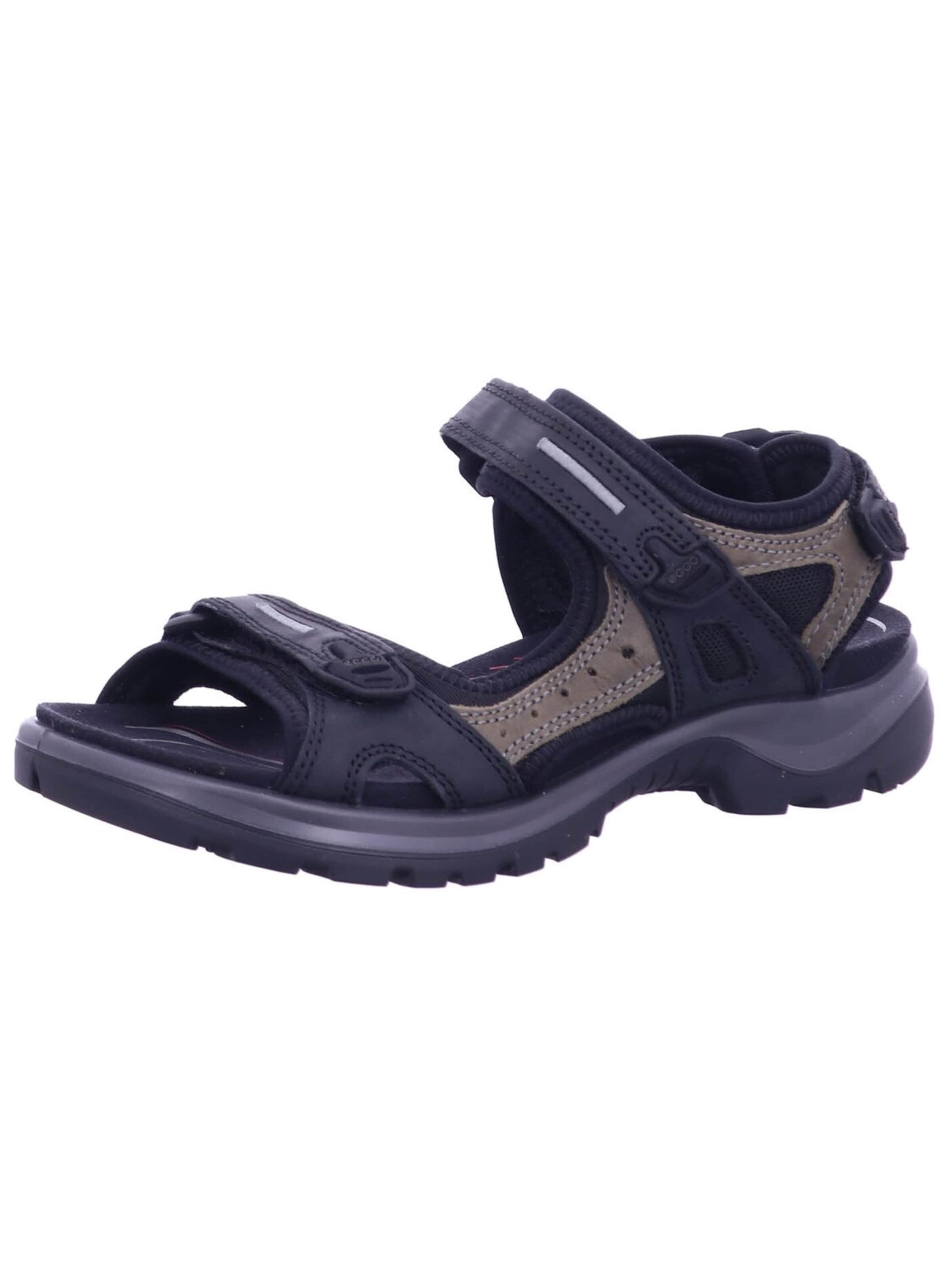ECCO - Sandalias 'Sandalette Damen 069563 50034 Echtleder in schwarz' en negro: frente