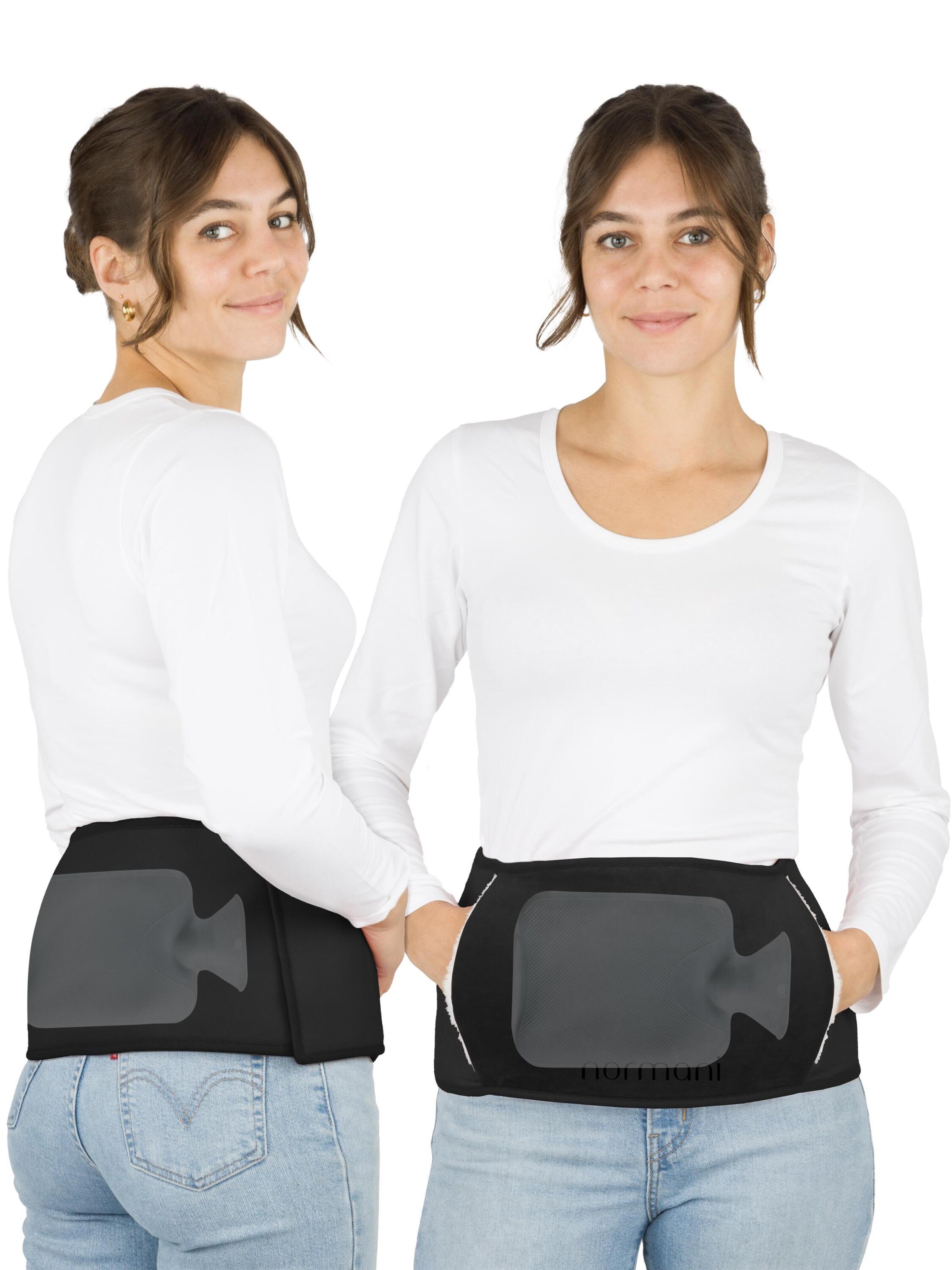 normani Thermoskan & kussens 'Newtok' in Zwart