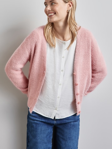 STREET ONE Strickjacke in Pink: Vorderseite