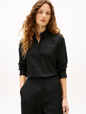 TOMMY HILFIGER - Blusa 'ESS' en negro: frente