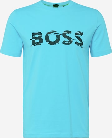 BOSS Green - Camiseta en azul: frente