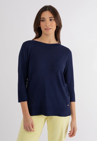 October Sweatshirt in Blauw: voorkant
