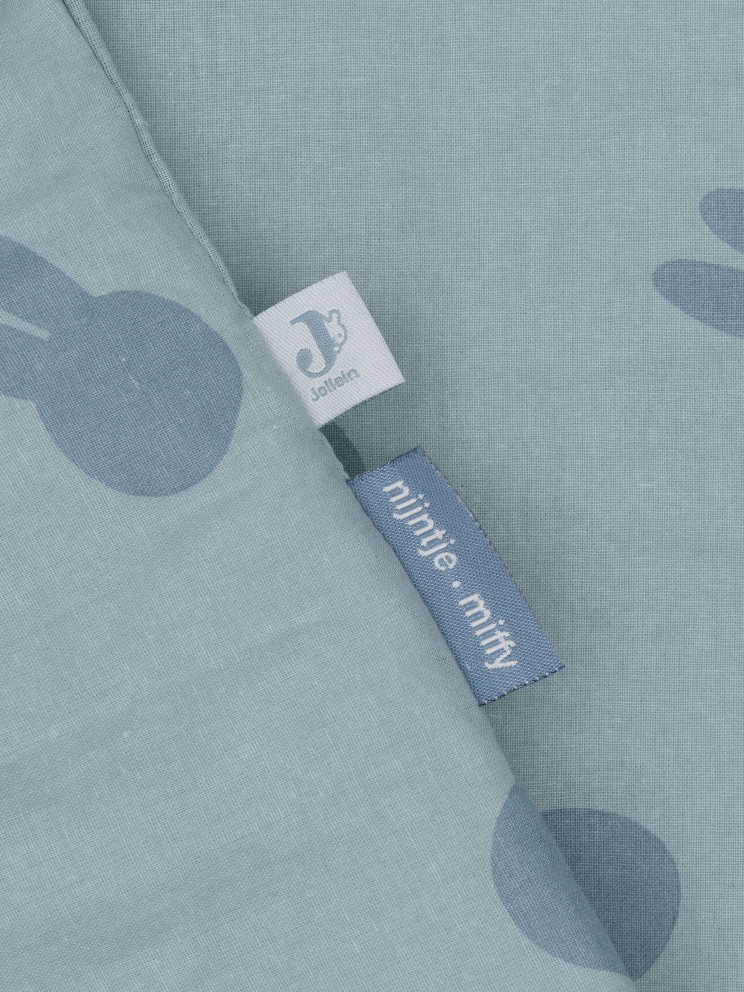 Jollein Bettlaken 'Miffy Shadow' in Blau