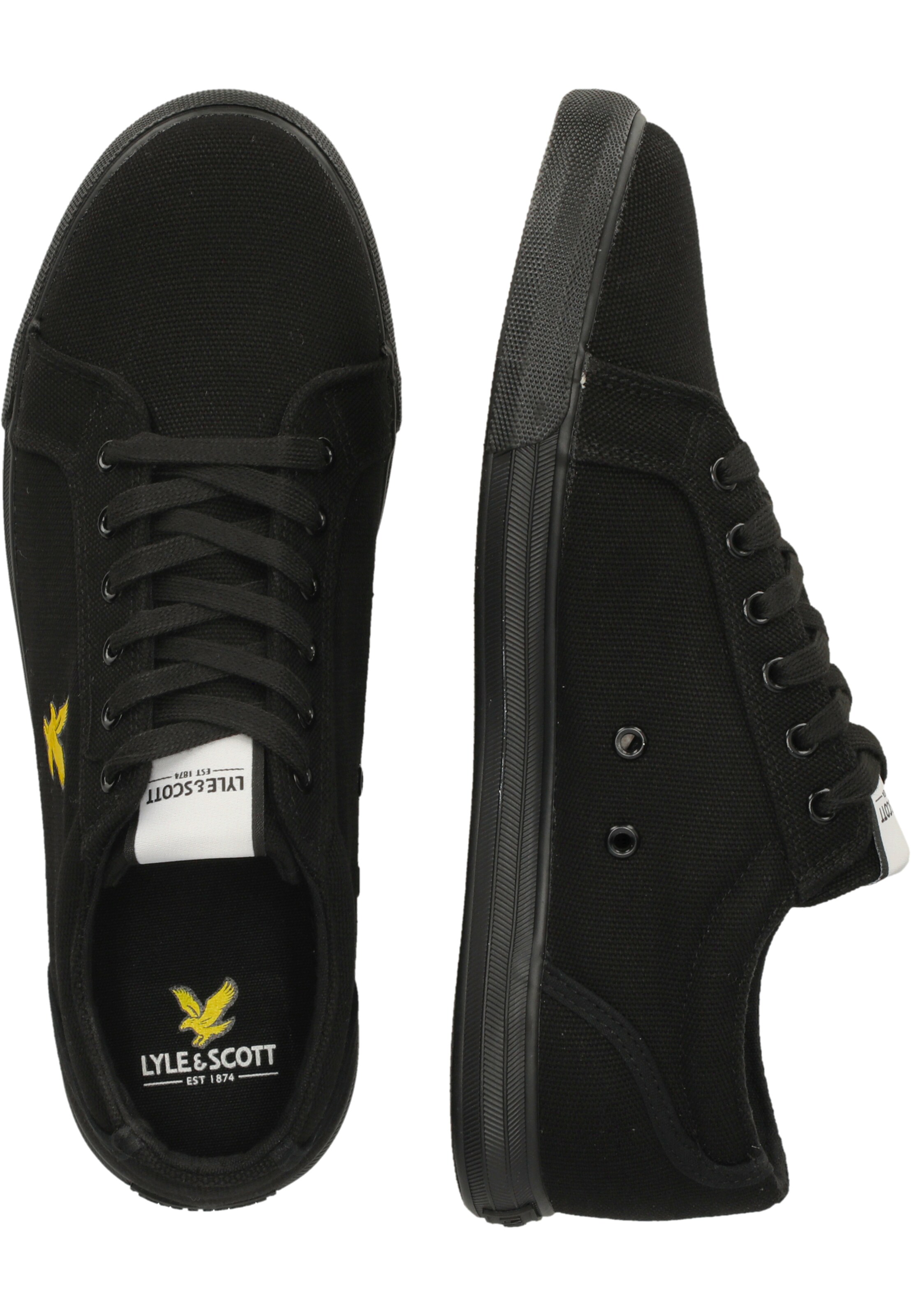 Lyle & Scott Platform trainers 'Halket' in Black