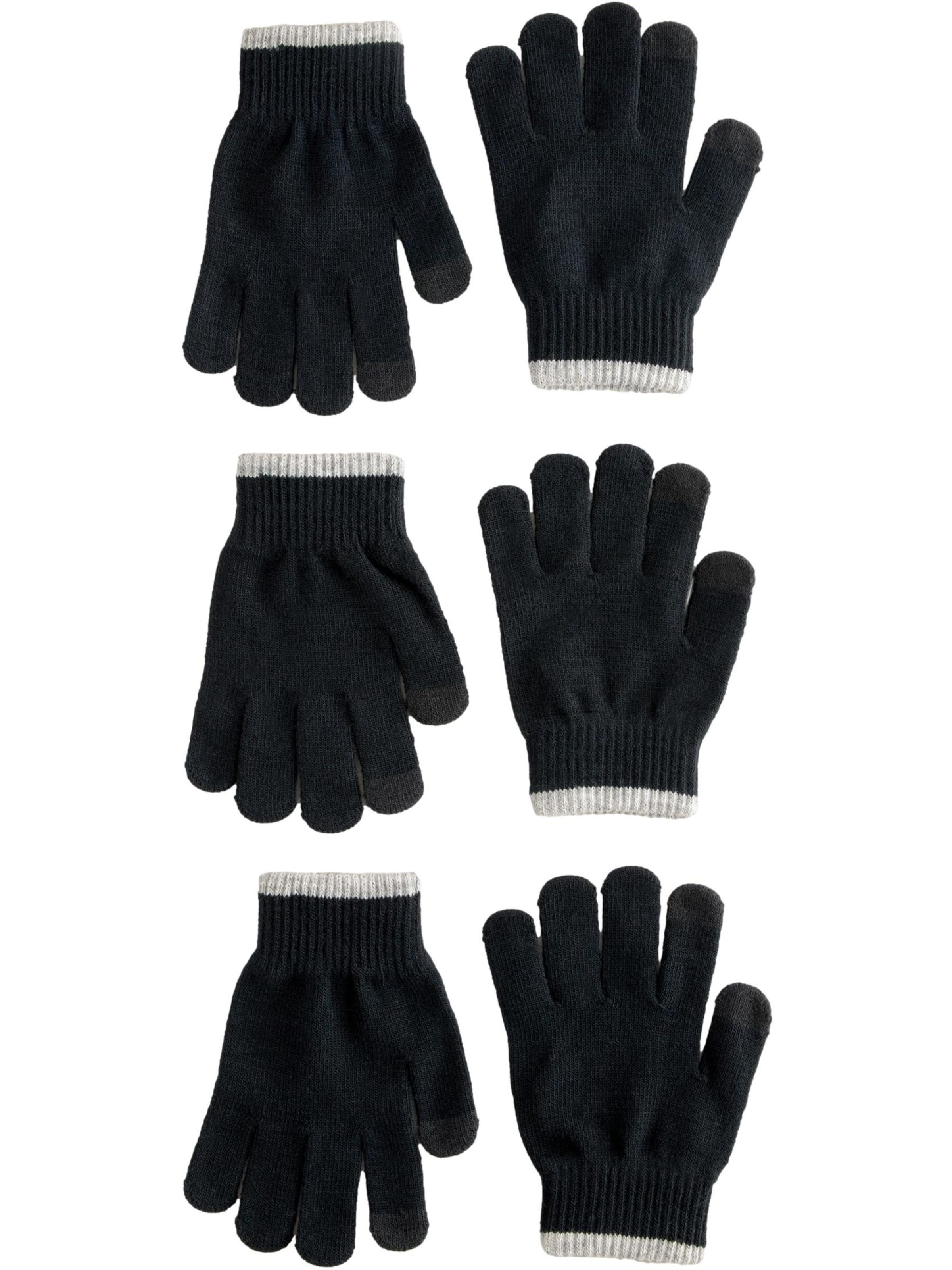 Next Gloves in Black: front