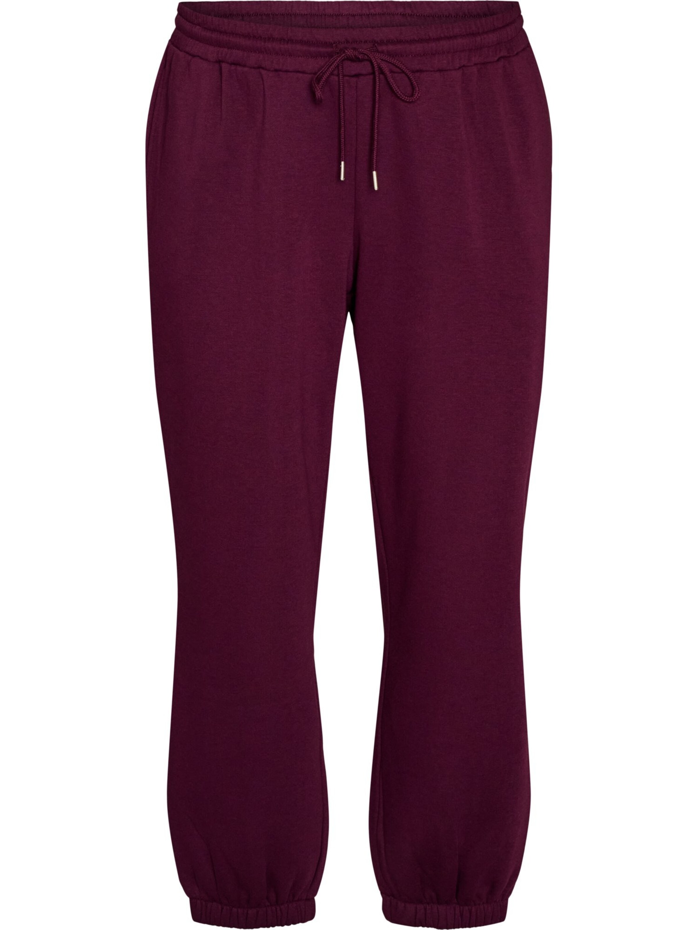 Zizzi Regular Hose 'Flamela' in Lila: Vorderseite
