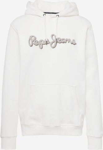 Pepe Jeans Sweatshirt 'Ryan' i hvid: forside