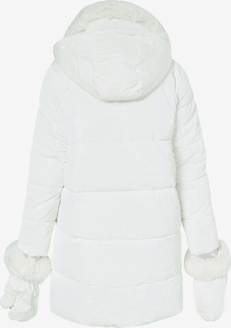 Manteau d’hiver faina en blanc