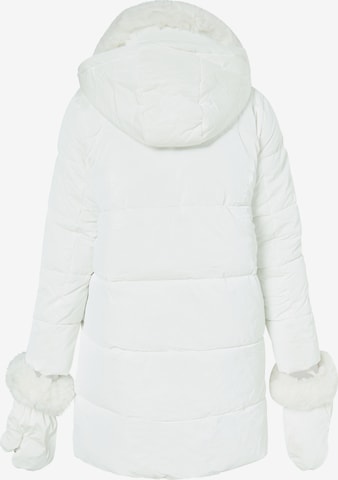 faina Χειμερινό παλτό σε λευκό