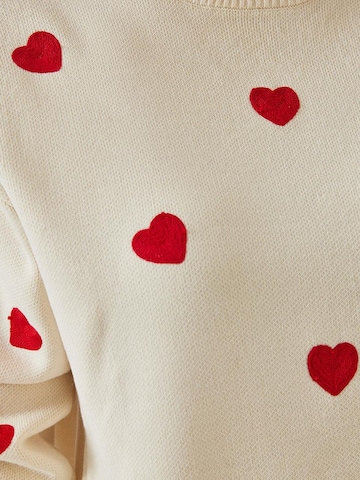 Pull-over 'Pullover' Bianco Lucci en beige