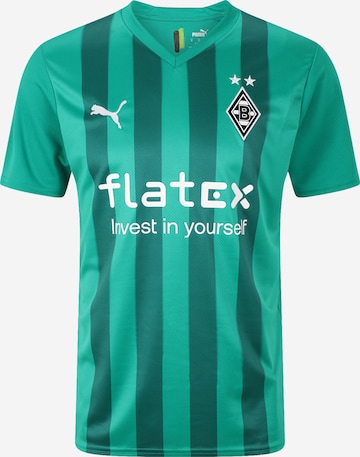 zaļš PUMA Sportiska stila krekls 'Borussia Mönchengladbach Away 2022/2023': no priekšpuses