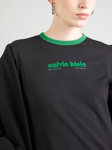Calvin Klein Jeans Tričko – černá