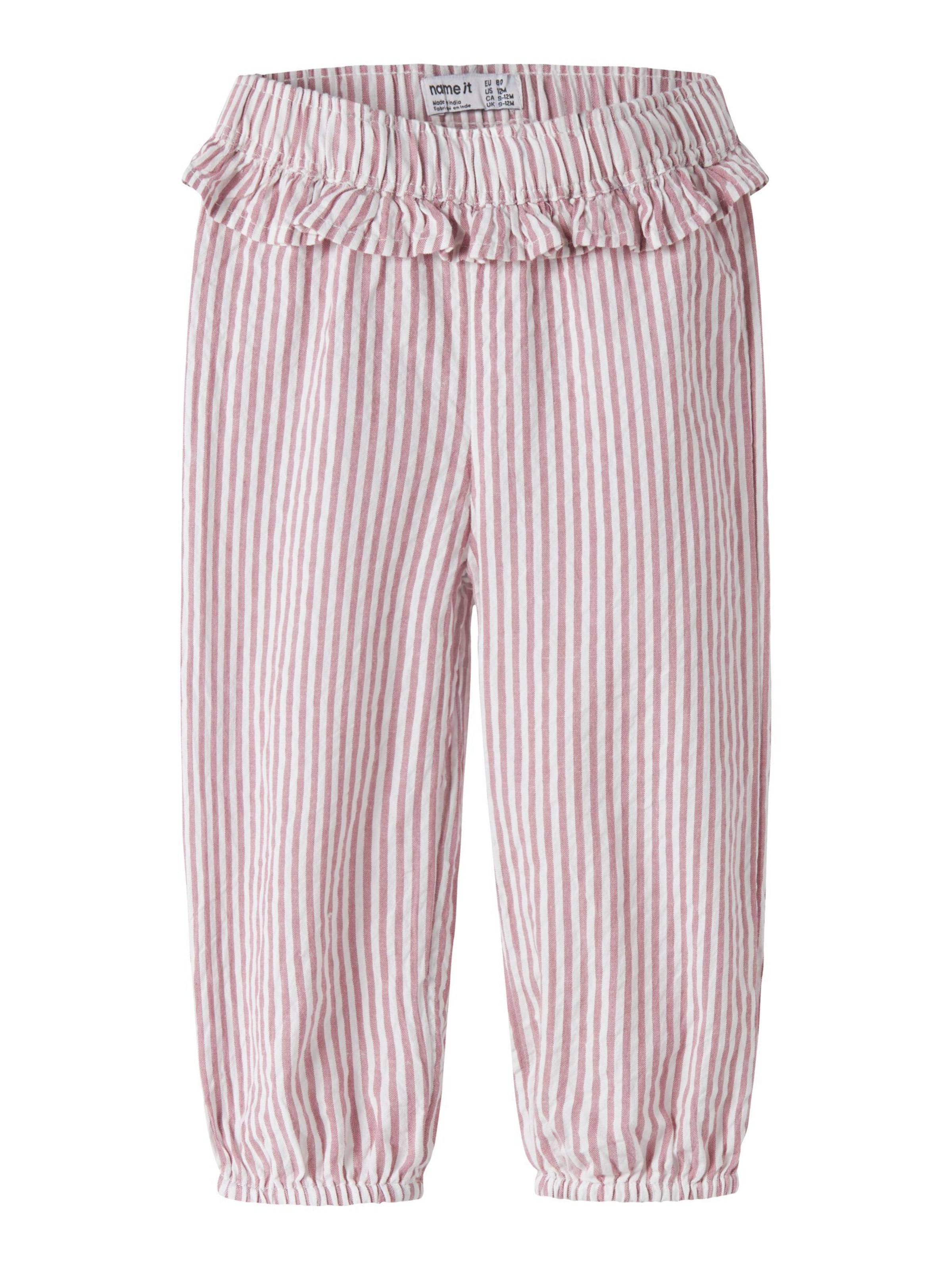 NAME IT - Loosefit Pantalón en rosa: frente