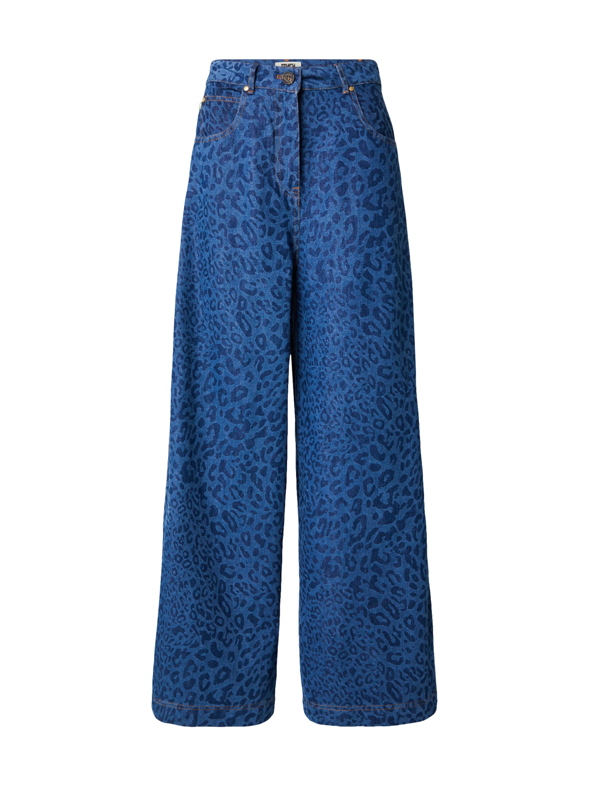 FRNCH PARIS Wide leg Jeans in Blauw: voorkant