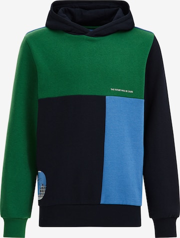 WE Fashion - Sweatshirt em verde: frente