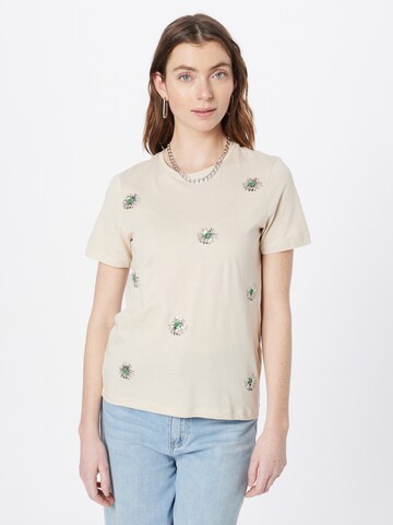 ONLY Shirt 'KITA' in Beige: voorkant