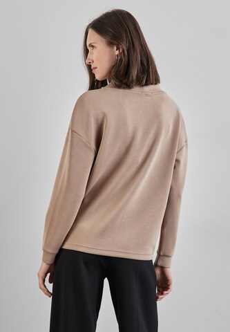 STREET ONE Sweatshirt in Beige