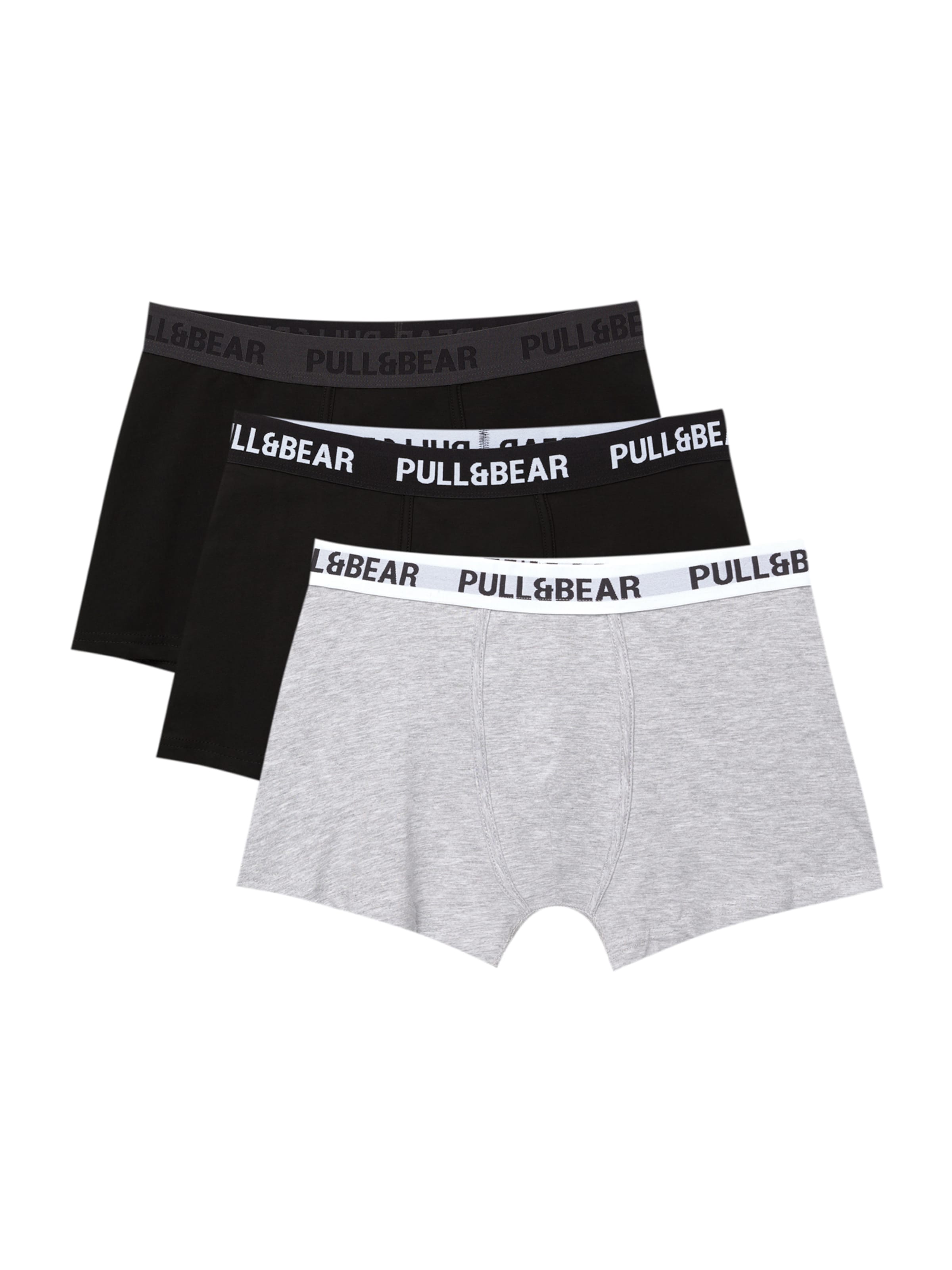 Pull&Bear Bokserki w kolorze szary: przód