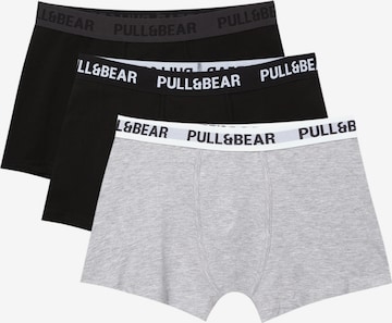 Boxers Pull&Bear en gris : devant