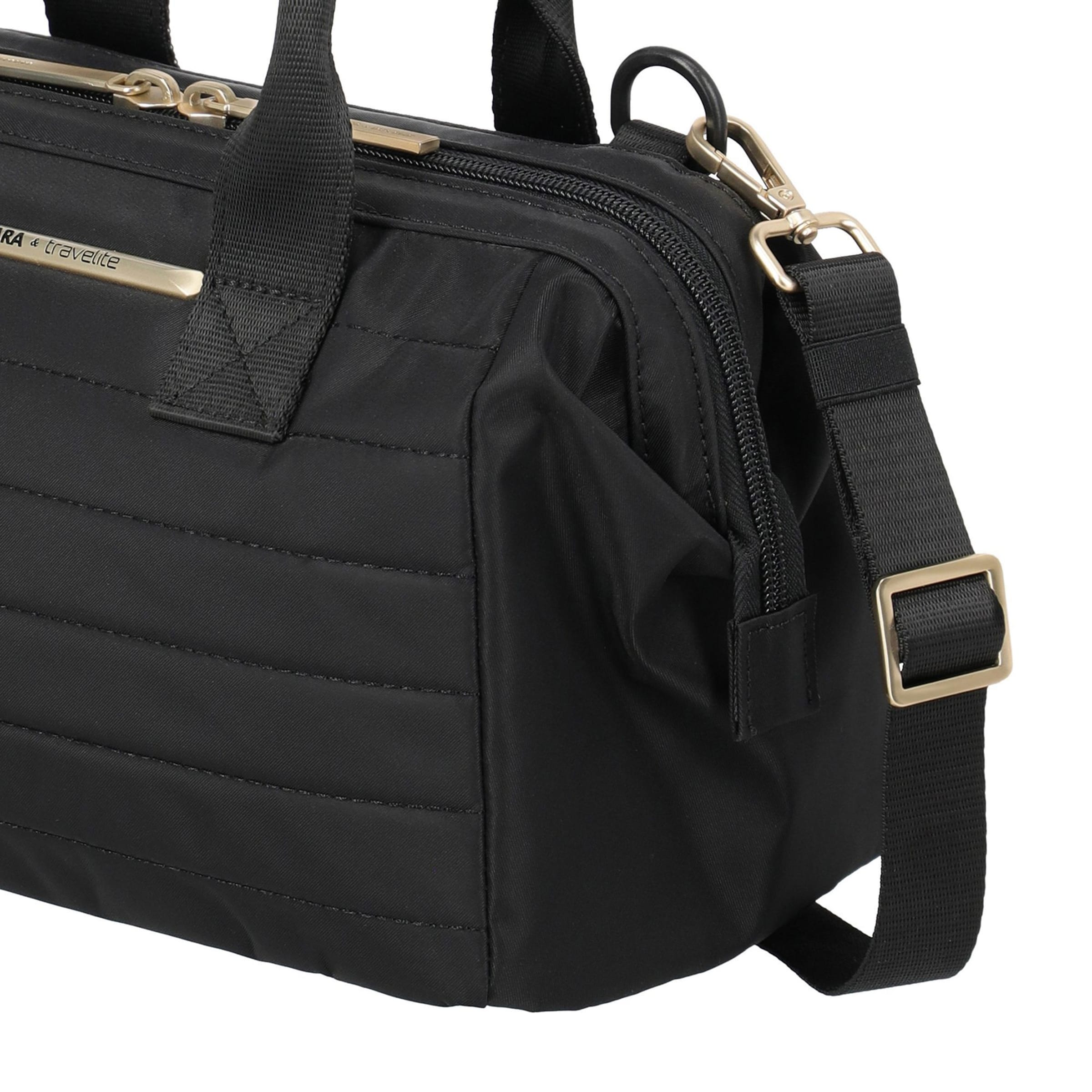 TRAVELITE Handtas 'Barbara' in Zwart