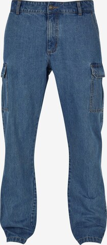 Effilé Jeans cargo Urban Classics en bleu : devant