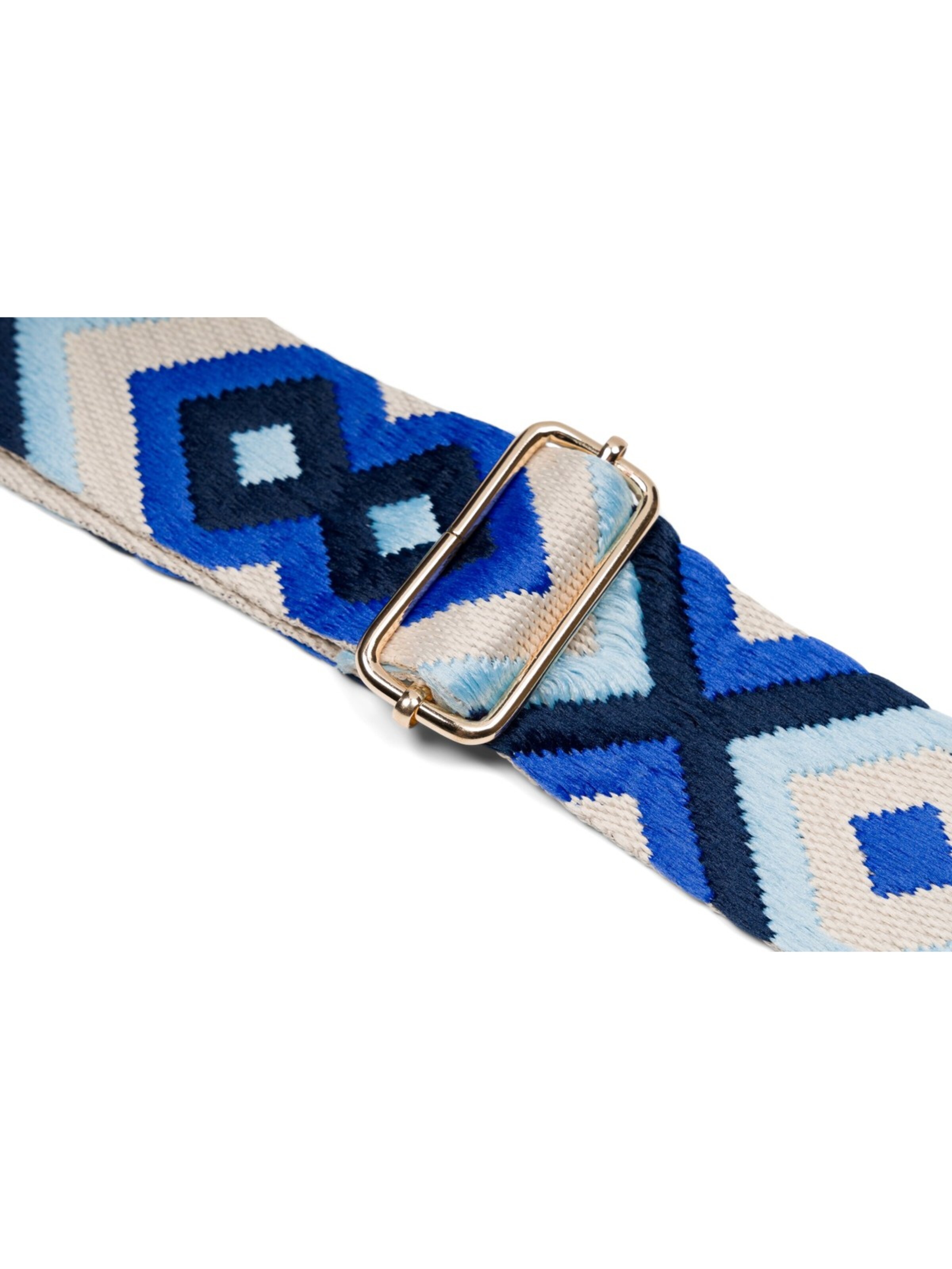 styleBREAKER Taschenzubehör 'Wechsel Taschengurt Ethno Muster bunt'‌‌‌ in Blau