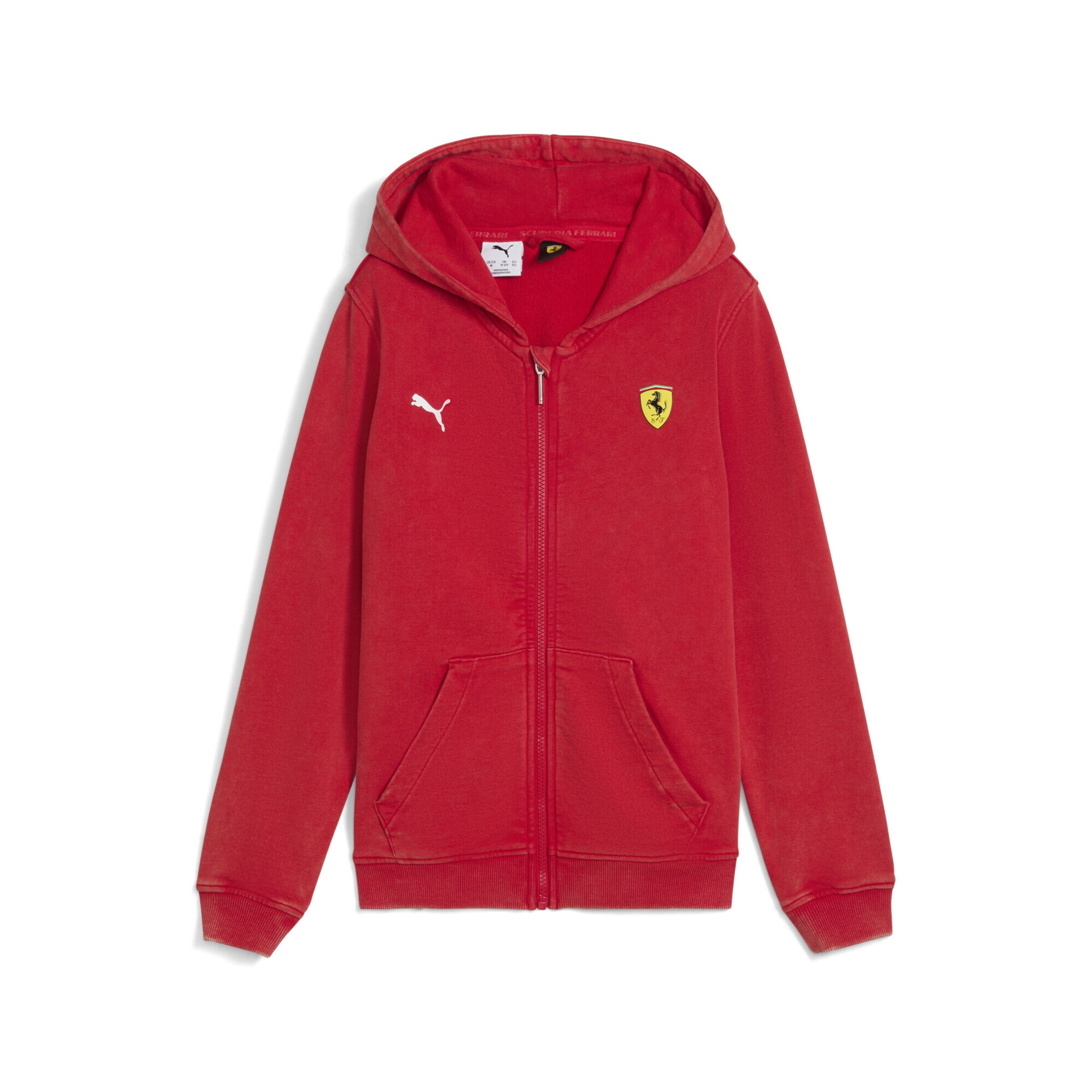PUMA Sportsweatjacke 'Scuderia Ferrari' in Rot: Vorderseite
