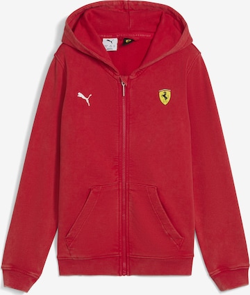 PUMA Sports sweat jacket 'Scuderia Ferrari' in Red: front