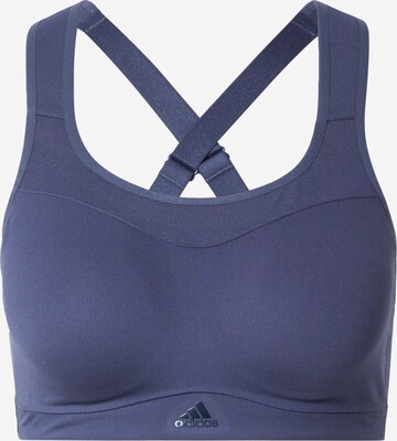 Reggiseno sportivo 'Alpha' di ADIDAS SPORTSWEAR in blu: frontale