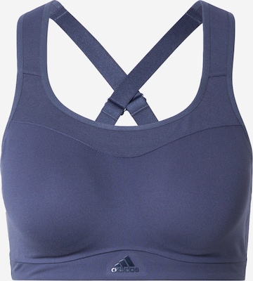 ADIDAS SPORTSWEAR - Soutien de desporto 'Alpha' em azul: frente