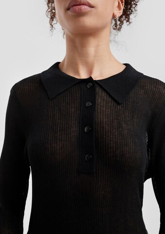 Pull-over QS en noir