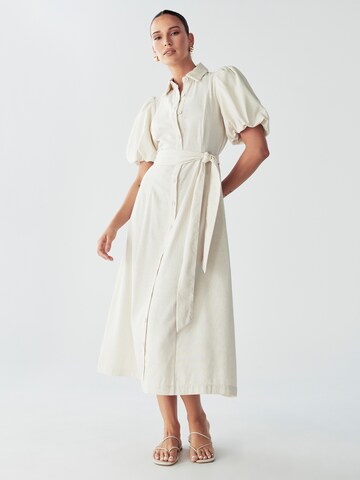 Willa Kleid 'Ariane' in Beige: Vorderseite