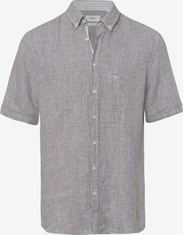 BRAX Regular fit Button Up Shirt 'Dan' in Grey: front