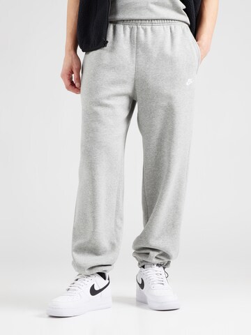 Nike Sportswear Loose fit Sports trousers 'Club Fleece' in Grey: front