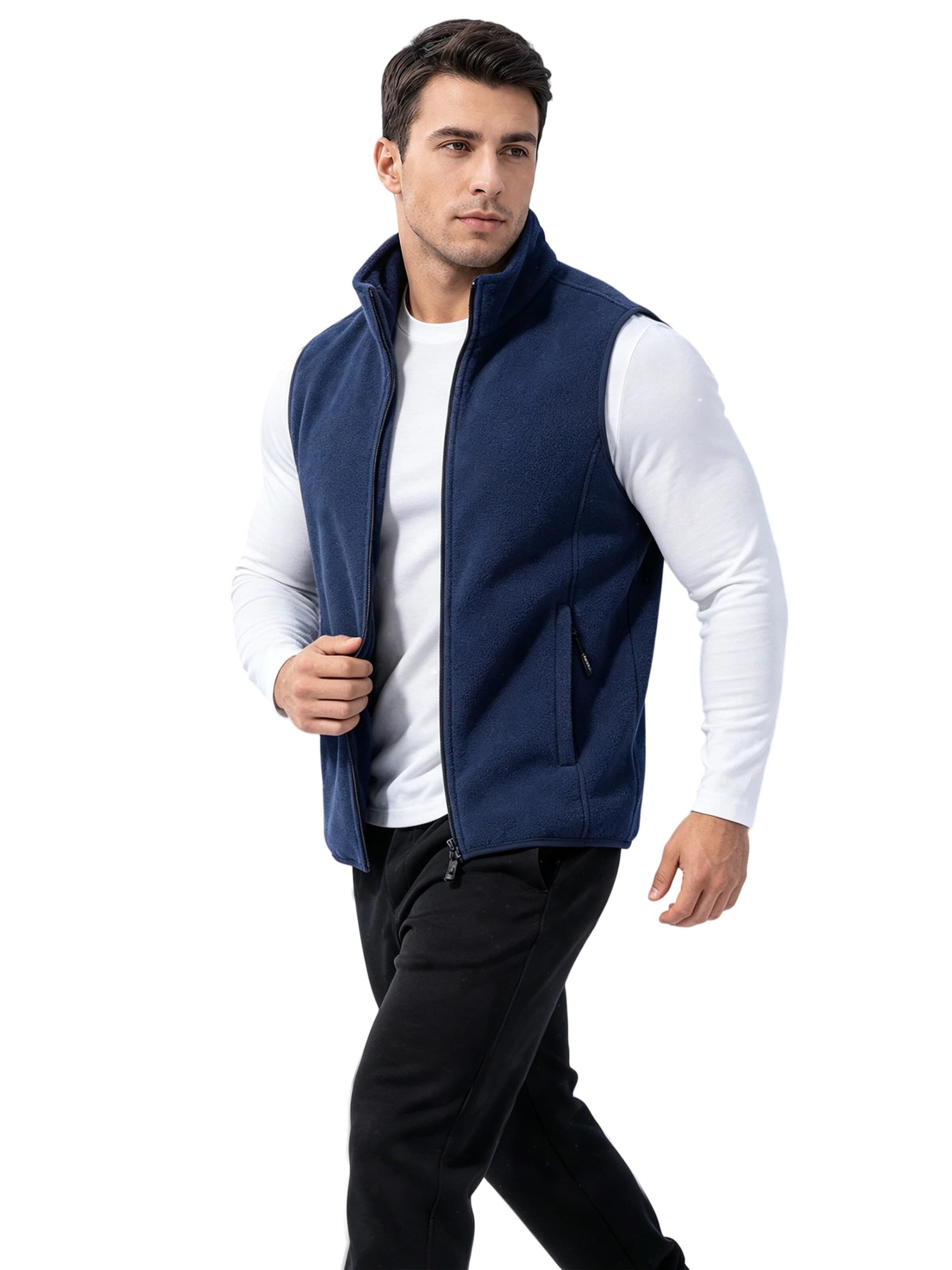Magicshe Vest 'Fleeceweste' in Blue