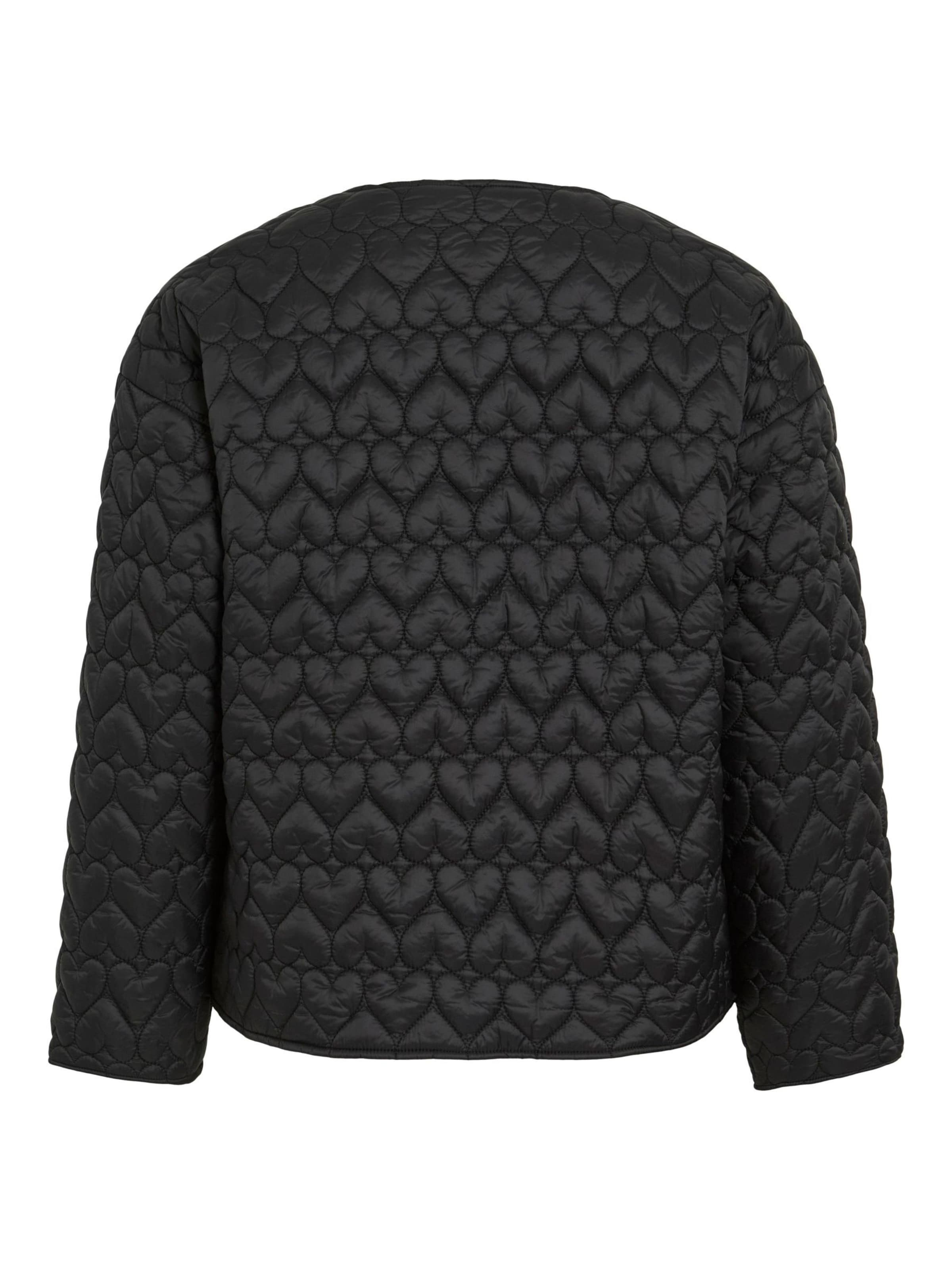 VILA Steppjacke in Schwarz