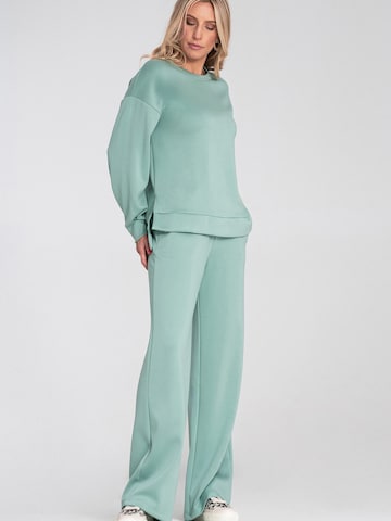 Sweat-shirt 'M1203' Figl en vert