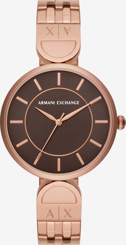 ARMANI EXCHANGE Analog Watch in Gold: front