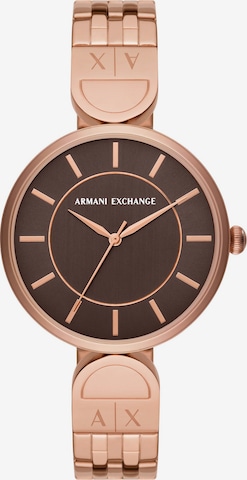 ARMANI EXCHANGE Uhr in Gold: predná strana