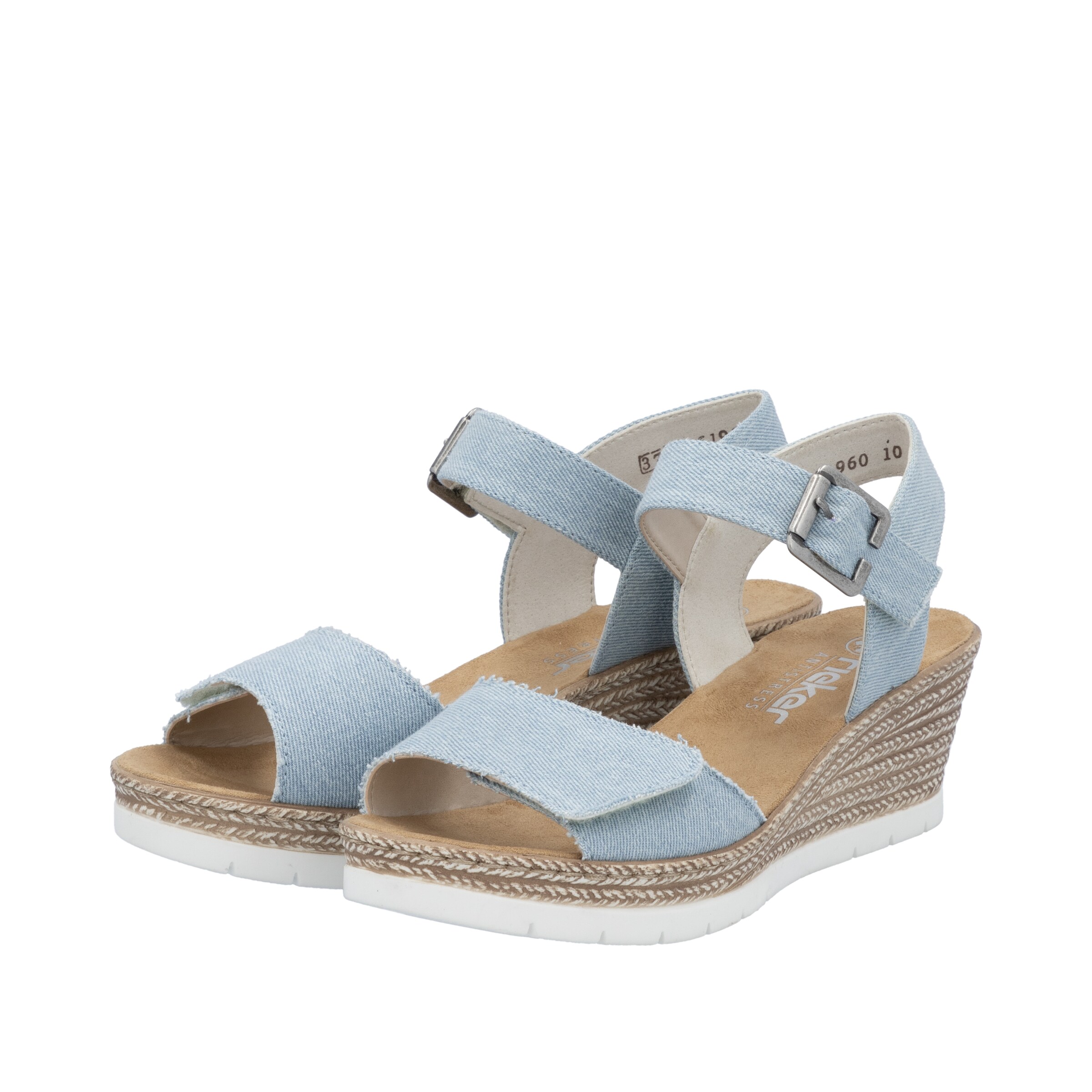 Sandales à lanières Rieker en bleu