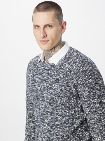 Casual Friday Sweater 'Kristian' in Blue