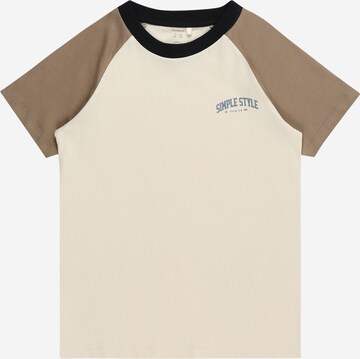 NAME IT Shirt 'DOKUS' in Beige: front