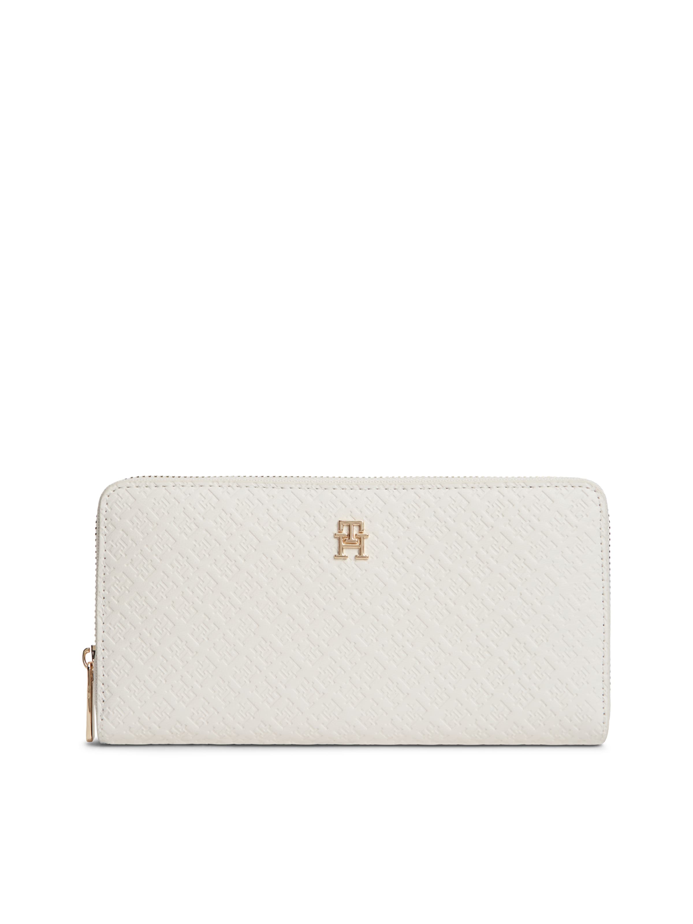 Portamonete di TOMMY HILFIGER in beige: frontale