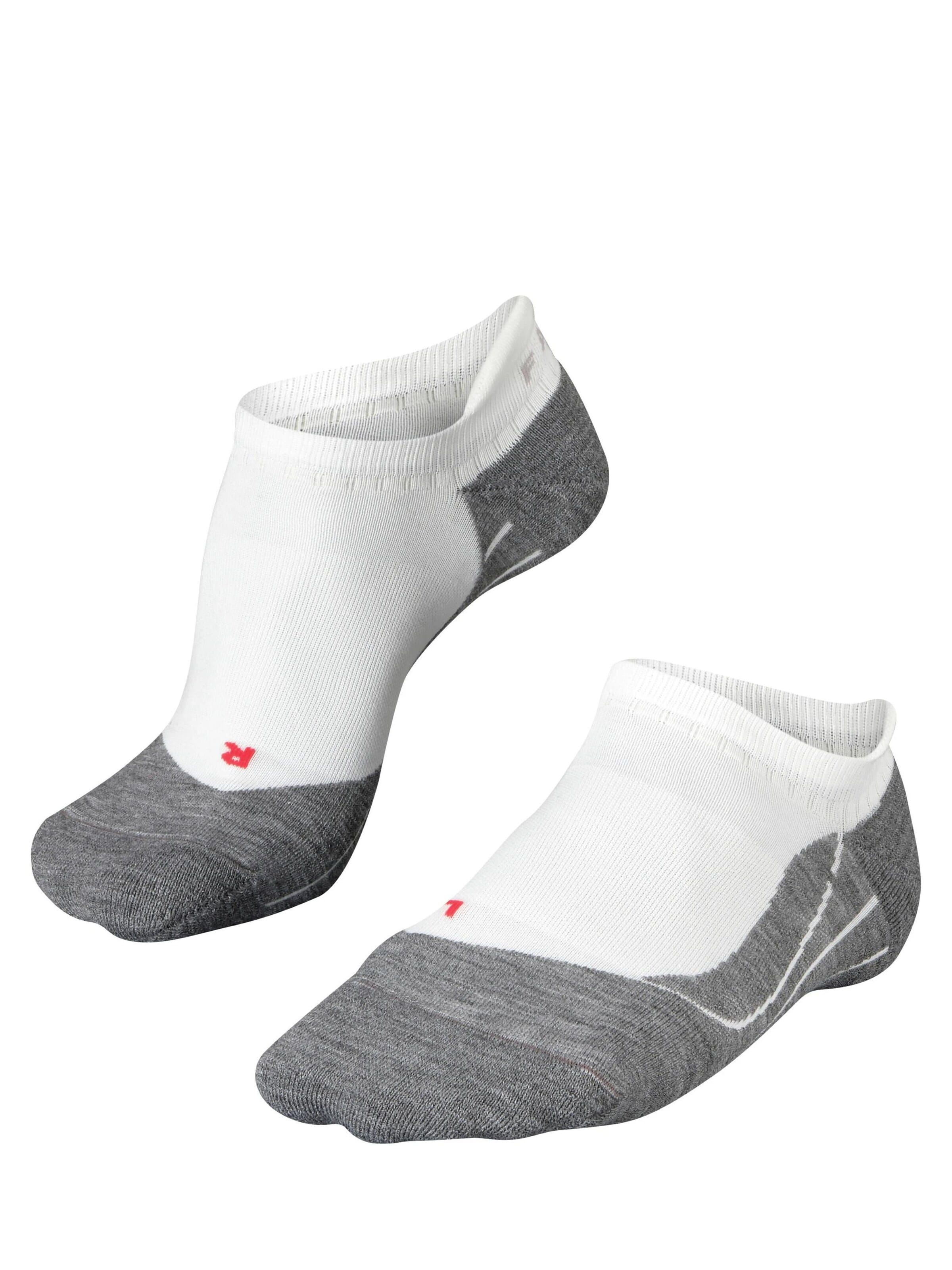 FALKE Athletic Socks 'RU4 Endurance Invisible' in White: front