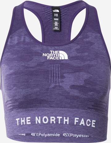 THE NORTH FACE - Top desportivo em azul: frente