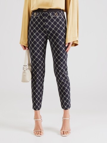 Elisabetta Franchi Slimfit Kalhoty – modrá: přední strana