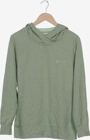 VAUDE Sweatshirt & Zip-Up Hoodie in XL in Green: front