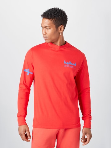 T-Shirt 'Kelkid' ABOUT YOU x Mero en rouge : devant