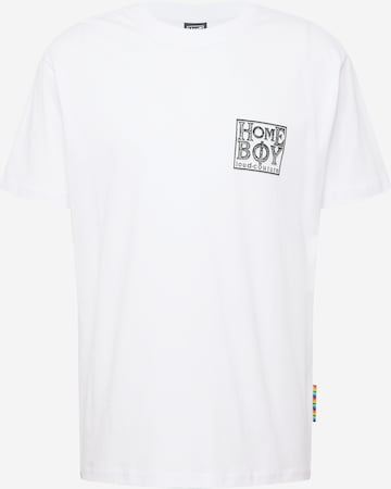 T-Shirt 'Old School' HOMEBOY en blanc : devant